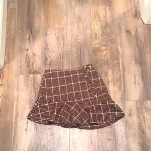 Forever 21 plaid mini skirt, size S